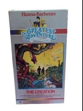6/$15 The Greatest Adventure Stories from the Bible –The Creation VHS Tape